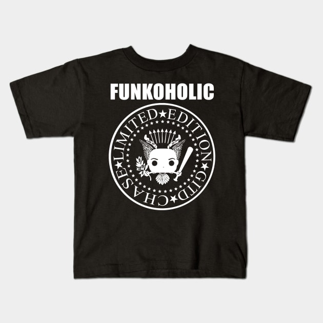 FUNKOHOLIC Kids T-Shirt by inshapeuniverse